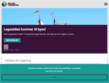 Tablet Screenshot of kulturtjenesten.dk
